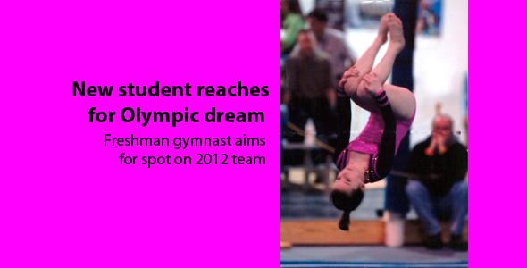 New student reaches for Olympic dream