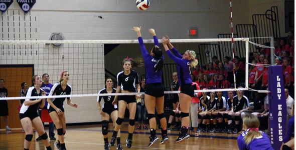 Volleyball serves Amarillo High five-game upset