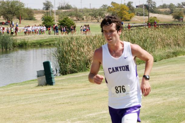 Senior Kole Bryan takes first place in Lubbock, Sept. 7.