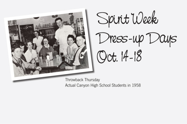 Students to celebrate Spirit Week with dress-up days