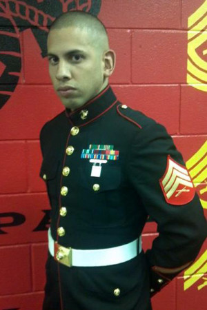 Marine makes brother proud