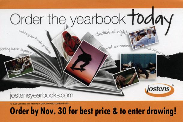 Order yearbooks by Dec. 1