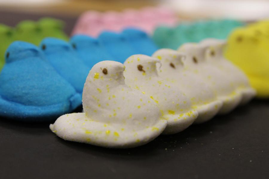 Newspaper staff members sampled six flavors of Peeps April 10. Read the full reviews of each flavor on top stories.