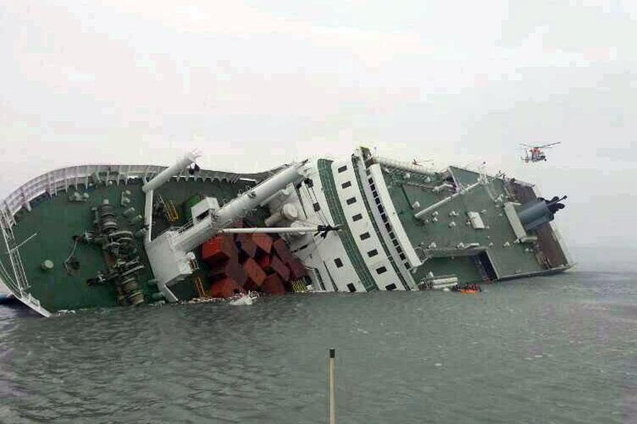 Almost 300 people remain unaccounted for after a ferry carrying 459 people capsized and sank off South Korea, April 16, 2014. The ferry, carrying mainly school students, was travelling from the port of Incheon, in the north-west, to the southern resort island of Jeju.