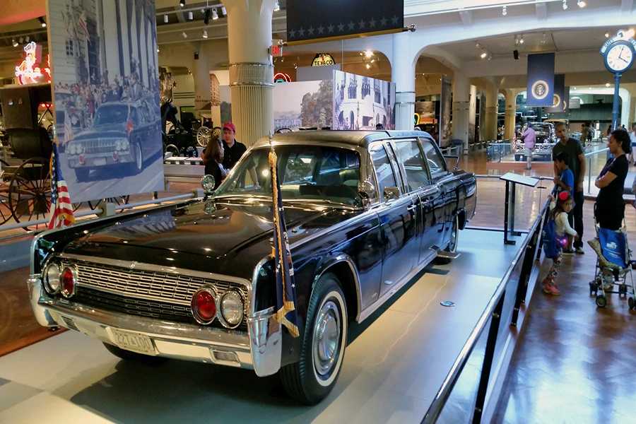 Alejandro Rodriguez viewed the car in which John F. Kennedy was assassinated while at the Henry Ford museum.