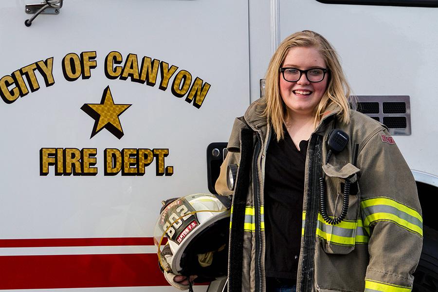 Sophomore Danielle Rice will serve as PFFMA sweetheart until May.