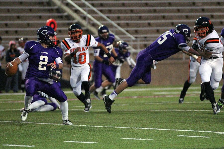 The Canyon Eagles defeated the Dumas Demons Friday with a score of 27-14. 