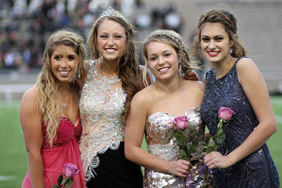 Senior Katie Beth Stafford was crowned homecoming queen before the football game Friday night. 