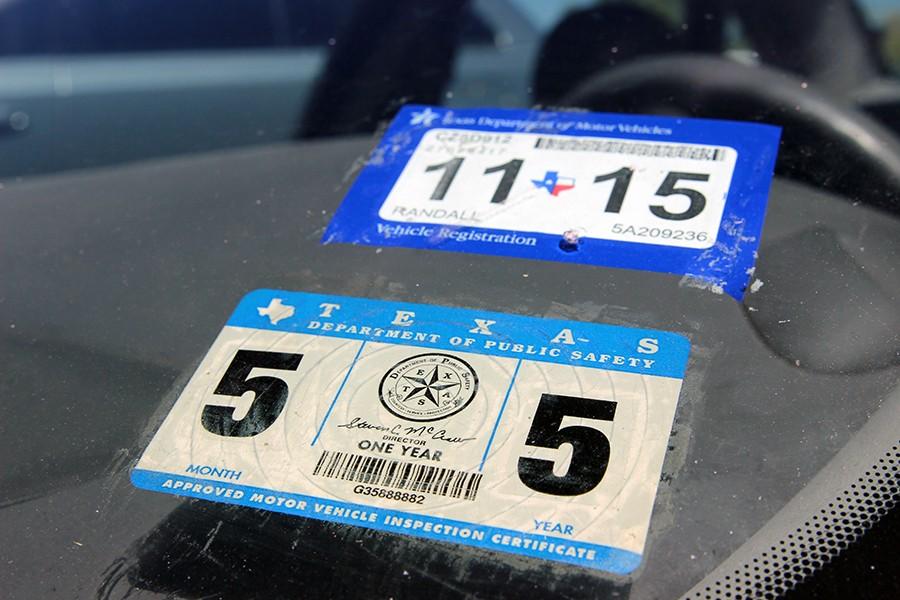 Inspection and registration stickers are now combined in the state of Texas.