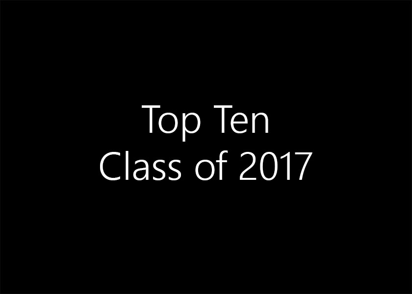 Advice from the Class of 2017 top ten