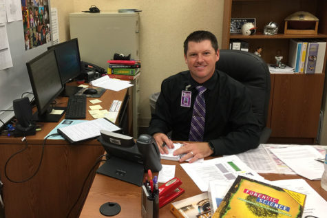 Blake Hurst was recently hired as an assistant principal. 