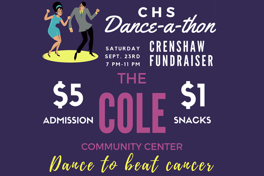 The benefit dance for volleyball coach and math teacher Debra Crenshaw raised more than $6,000 from students and community members. Crenshaw is in treatment for cancer.