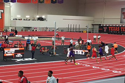 The Texas Tech indoor track will host a high school track meet Jan. 20.