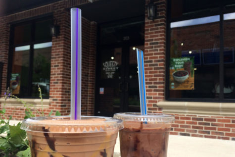 The Peanut Butter Cup and the Chocolate smoothies from Squeezy Street come at a high price, but are a delicious summer treat.