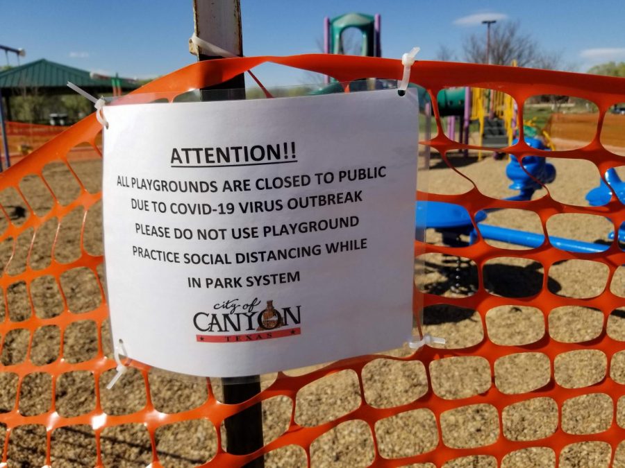Along with non-essential businesses, Canyon parks have been closed until further notice.