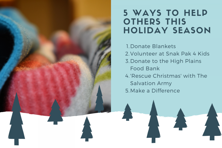 There are many ways to give back to others and the community during the holidays. With our list of five ways to do just that, students and staff can partake in both volunteering and donating to those in need during winter break.