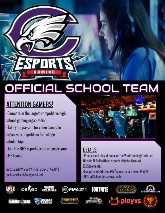 Randall High esports team invites Canyon High student gamers – The ...