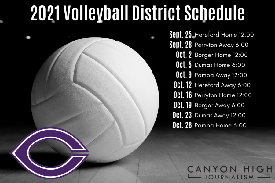 2021 Varsity Volleyball roster, schedule