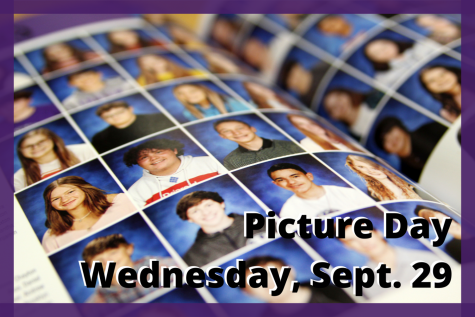 Picture day will take place Wednesday, Sept. 29 for freshmen, sophomores and juniors during their English classes. You don’t have to dress up if you don’t want to,” yearbook editor Ashlyn Harvell said. Just wear what you’re confident in and know that it’s going to be in the yearbook for a long time.”