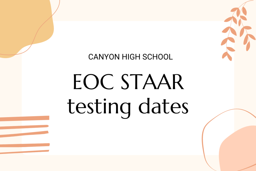 2022 EOC STAAR Testing Dates