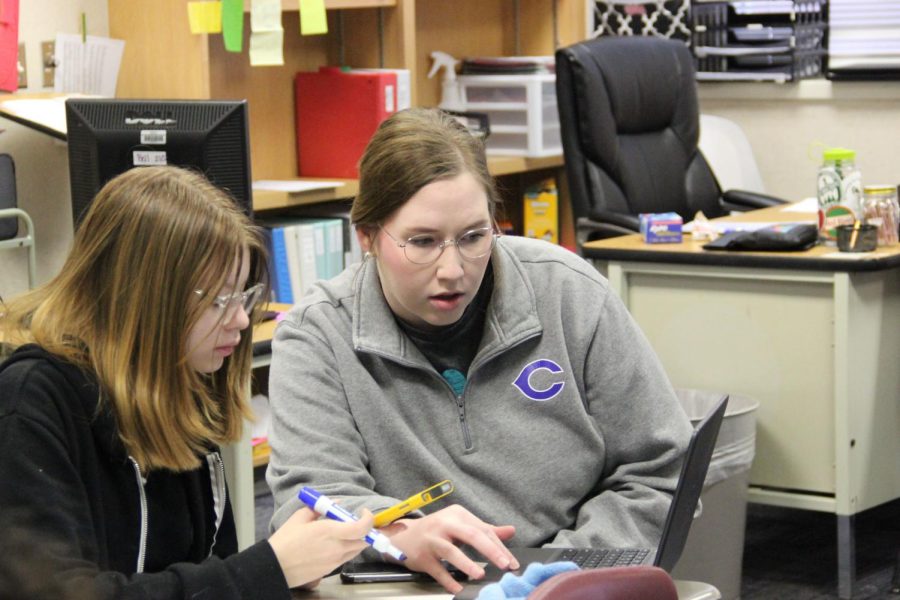 Math teacher Amanda Bell was named Canyon High School Teacher of the Year on Monday, Jan. 31. Other finalists include science teacher Hayden Blankenship and manufacturing teacher Chase Fulton. "Every single one of my kids has shown growth in class," Bell said. "That’s always been my goal: to help them grow and be confident in themselves."