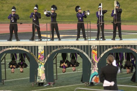 The Soaring Pride Bands marching show Nocturnal is inspired by the phenomenon of the bats in Austin flying out from the Congress Avenue Bridge. On Saturday, the Soaring Pride Band received a Division 1 rating at the UIL Region 1 Marching Band Contest. The band will compete next week at the Duncanville Marching Invitational and on Oct. 29 at the UIL Area A Marching Band Contest.