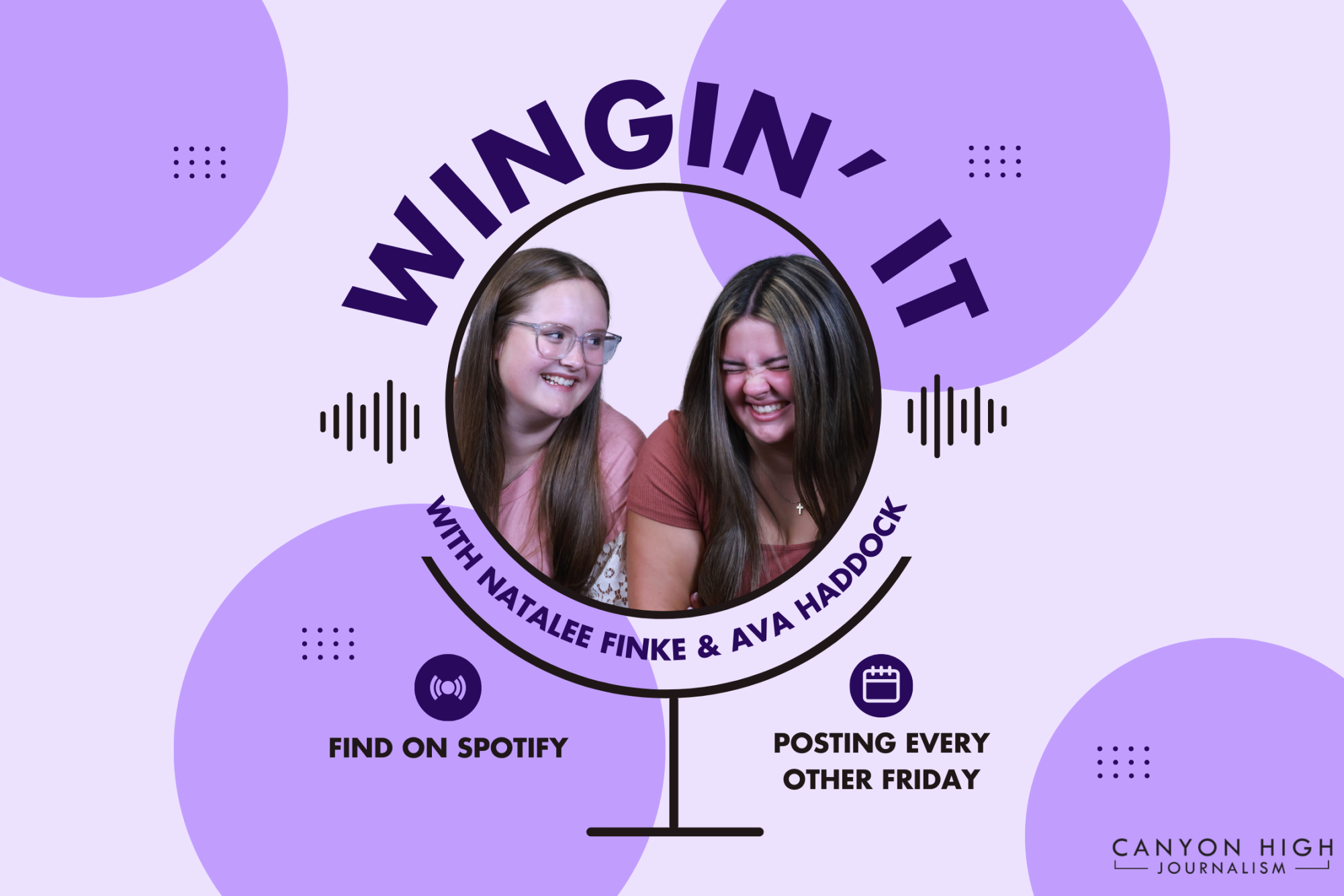 Winging It will be posting its first podcast tomorrow on Spotify. “Its gonna be fun,” podcast host Ava Haddock said. “We are going to try to make it really, really fun and enjoyable for everyone.”