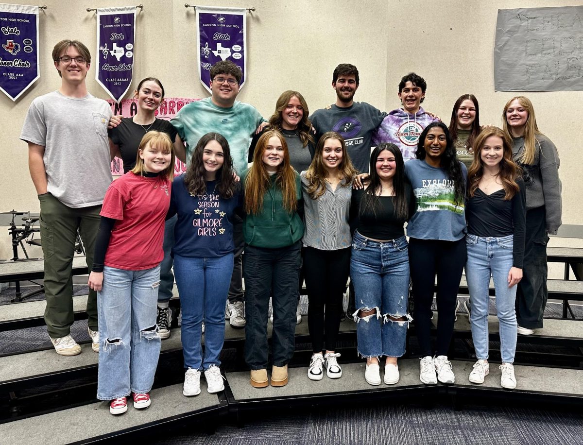 15 choir students made a spot in the All-State Choir team, creating a new record for the school. Its really cool because everybody, all these directors, are flooding these boards to go see the numbers, Assistant Choir Director Anthony Vickery said.