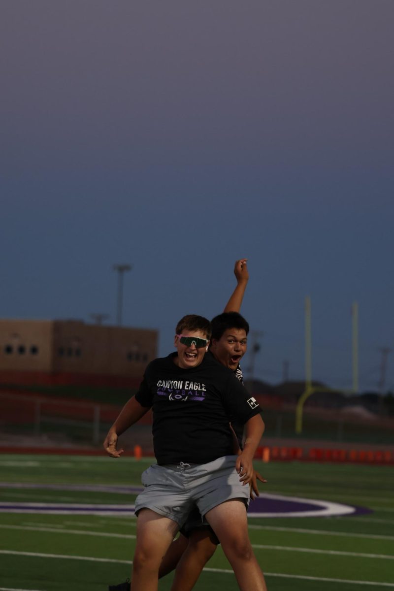  Junior, Grant Neeley, is jumping at the powder puff game. “So that was after we scored a touchdown in powder puff, and we were excited because we ended up winning,” Neely said. “That was a pretty big moment. Honestly, my friend Grayson had a really good play call and ended up scoring. After the game I just felt so excited, I was yelling so much that I almost lost my voice."